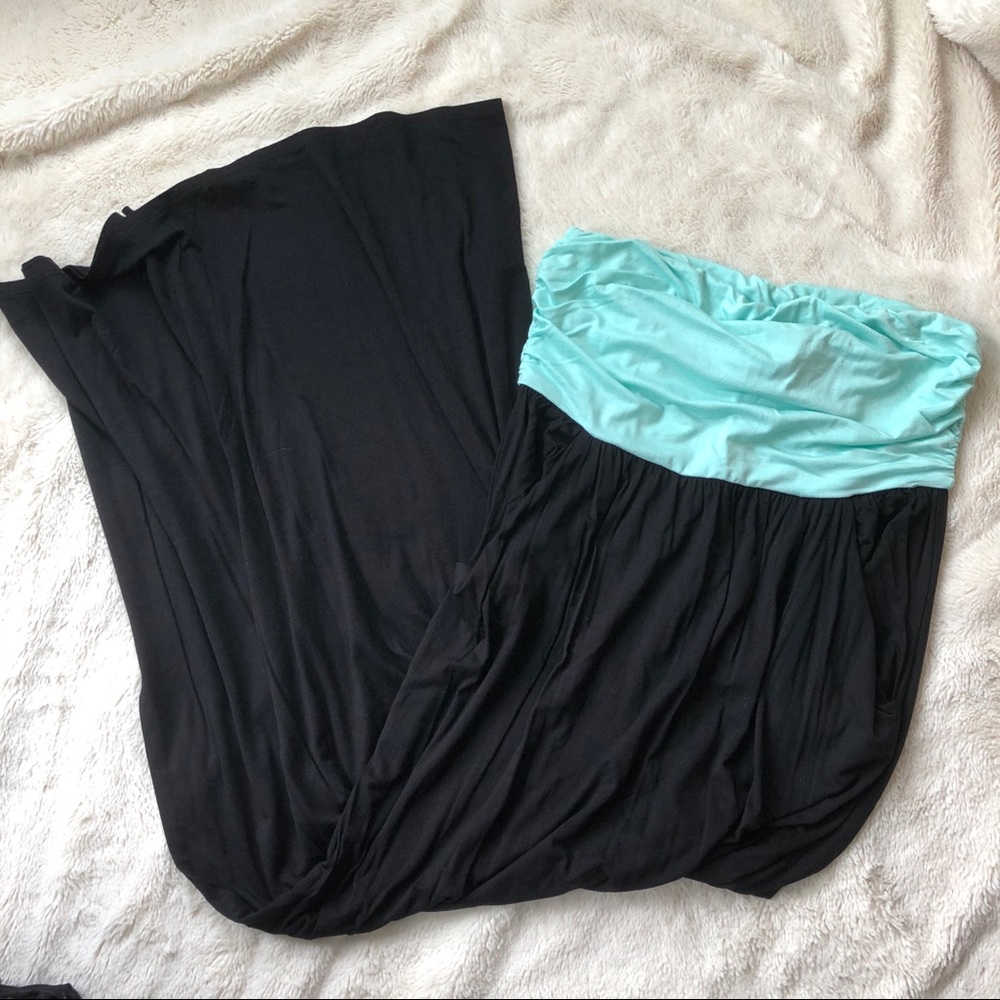 Strapless Maxi Dress WITH POCKETS
